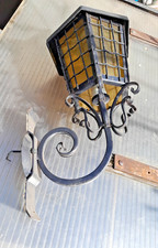 HOF-WAND-LAMPE SCHMIEDE-EISEN