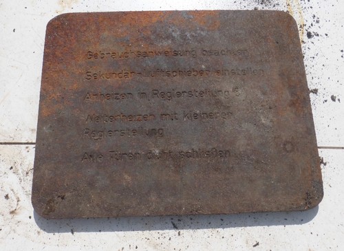 Alte ofenplatte feuer herd - ofenplatte,