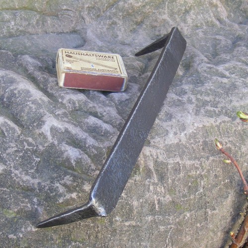 Alte geschmiedete bauklammer - geschmiedete,