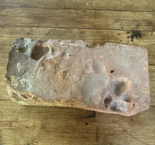 Antik ziegelstein mit - ziegelstein,